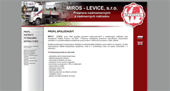 Desktop Screenshot of miros.sk